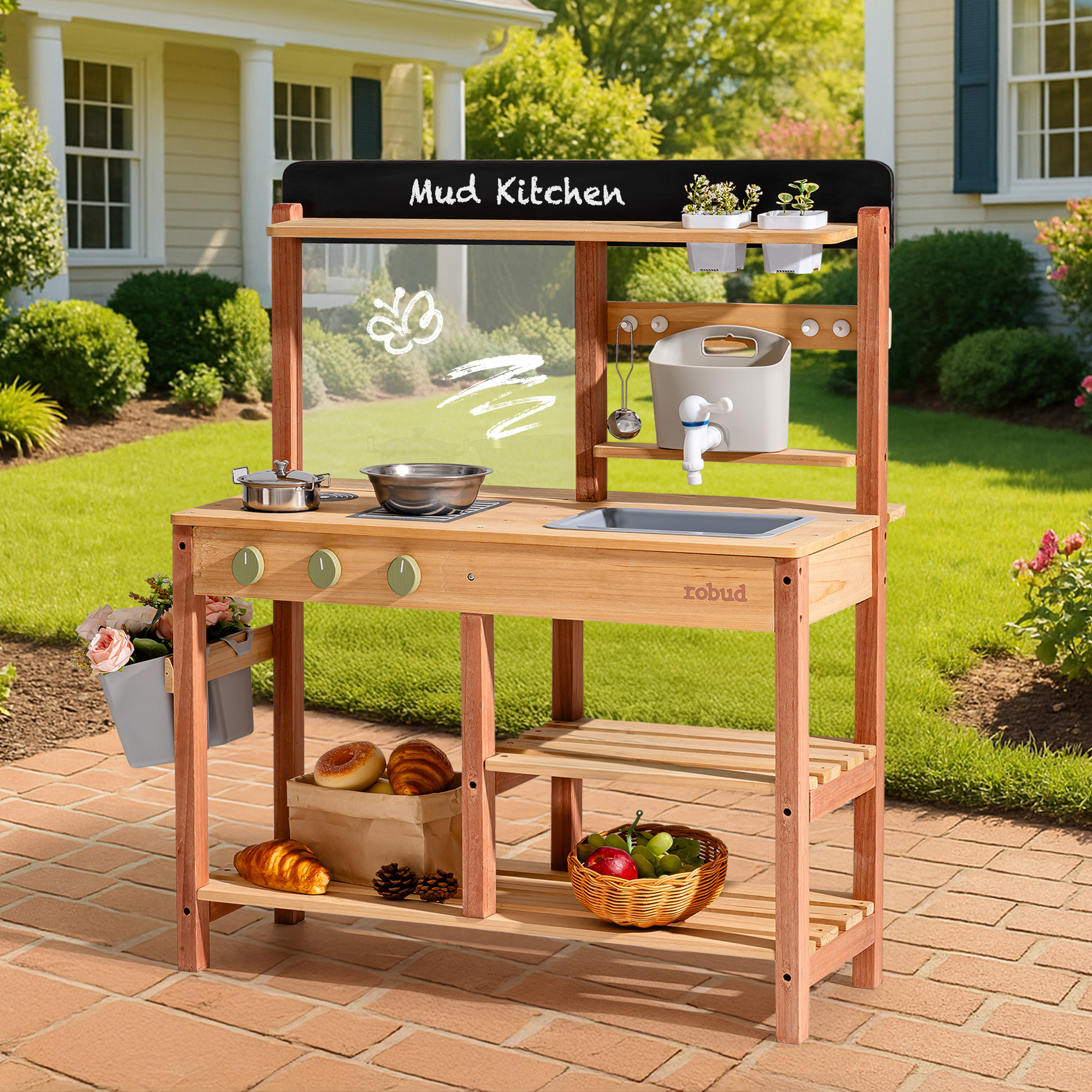 ROBUD Outdoor-Matschküche - Karamell