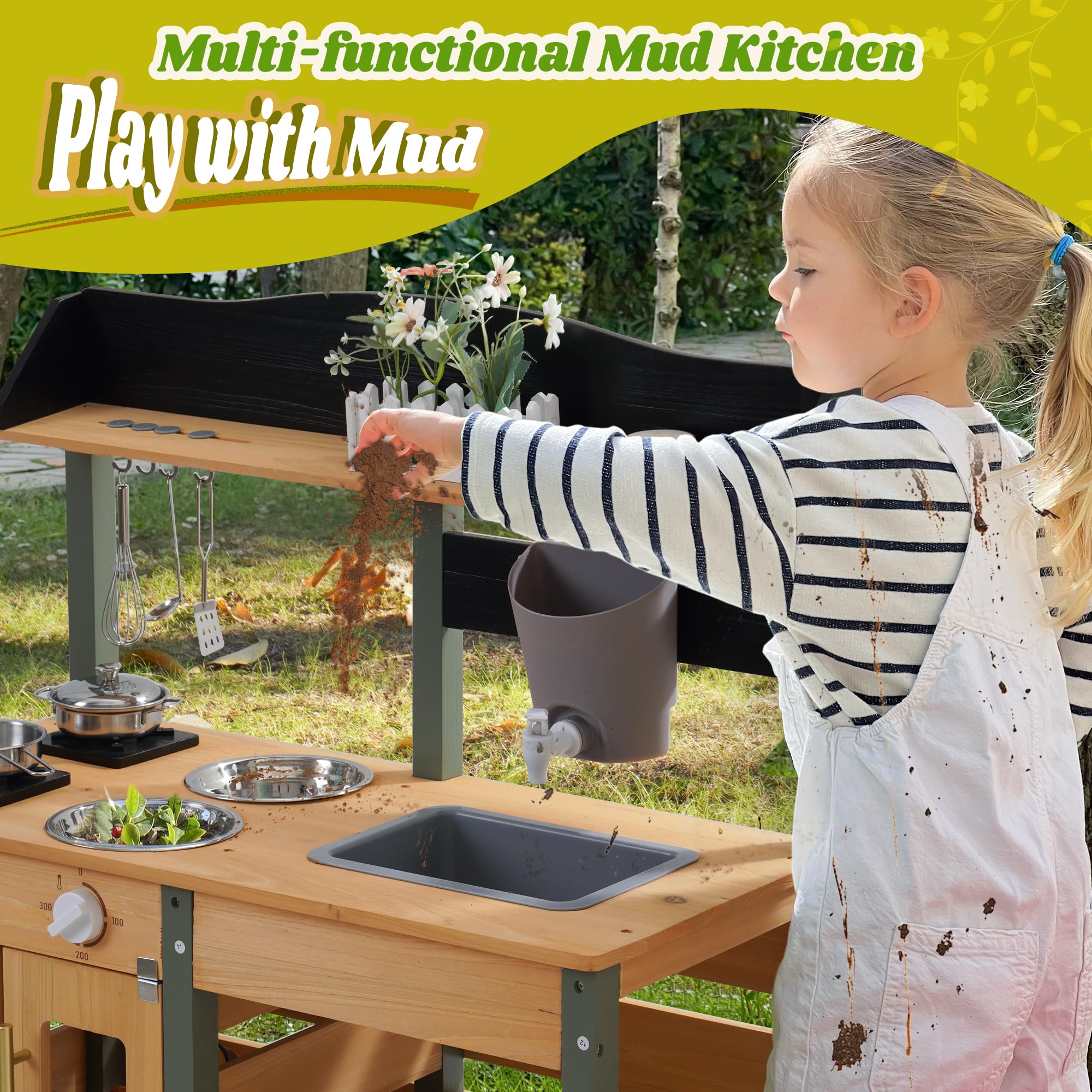 ROBUD Outdoor Mud Play Kitchen