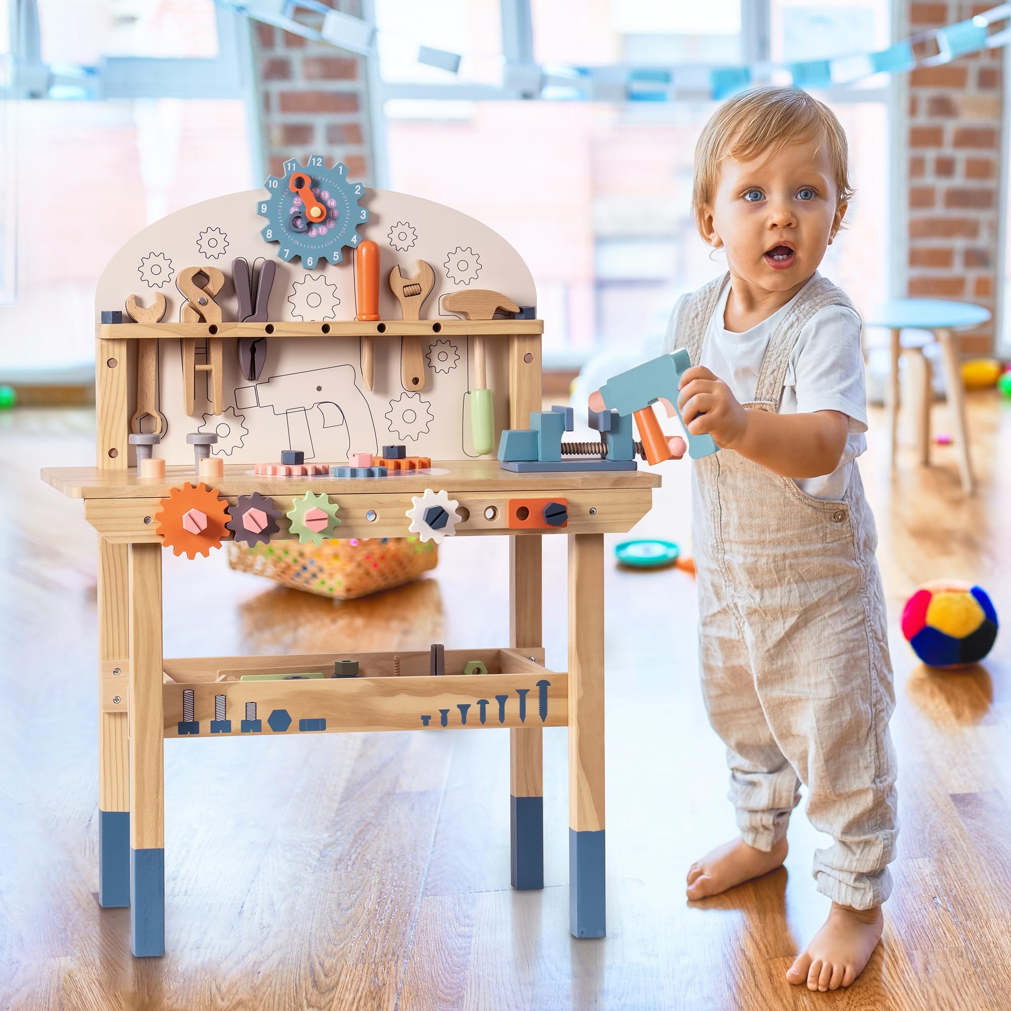 ROBUD Kinderwerkbank Aus Holz