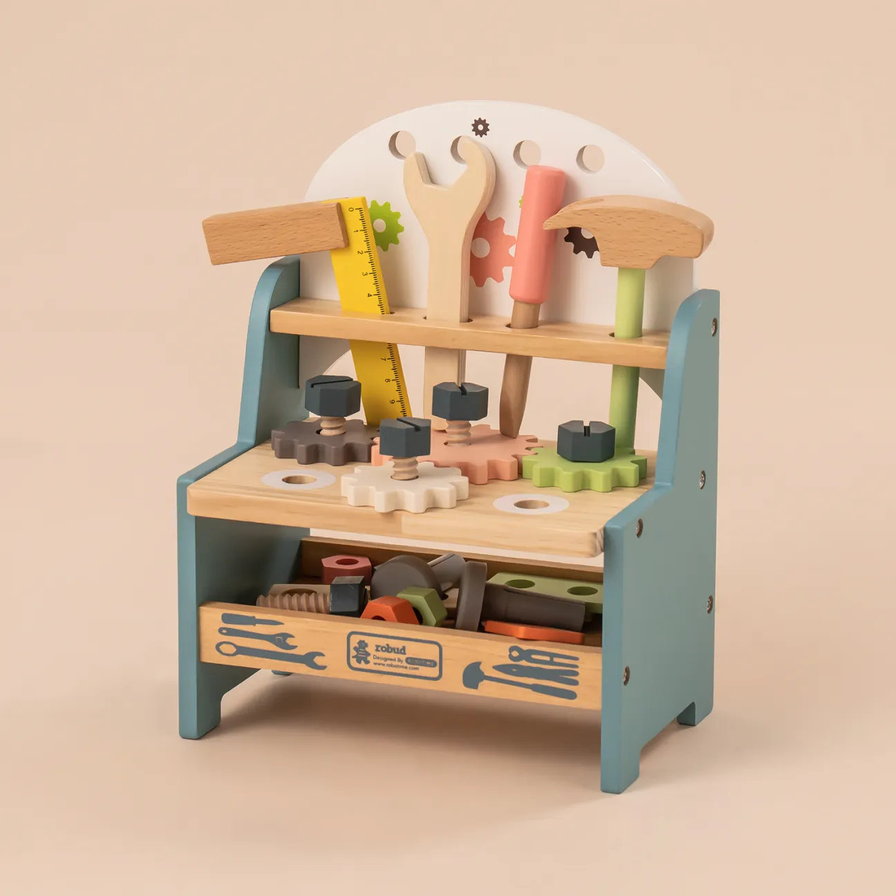 ROBUD Kinder Spielzeug aus Holz