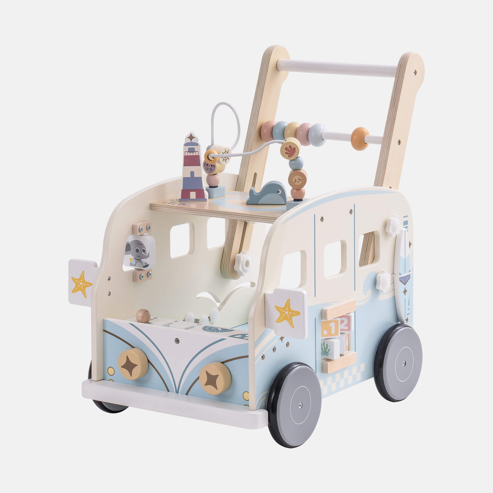 ROBUD Ajustable Speed Multi-Functional Baby Walker