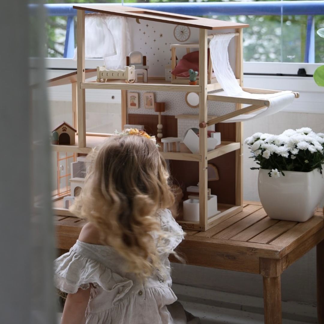 ROBUD Puppenhaus aus Holz - Bohemian