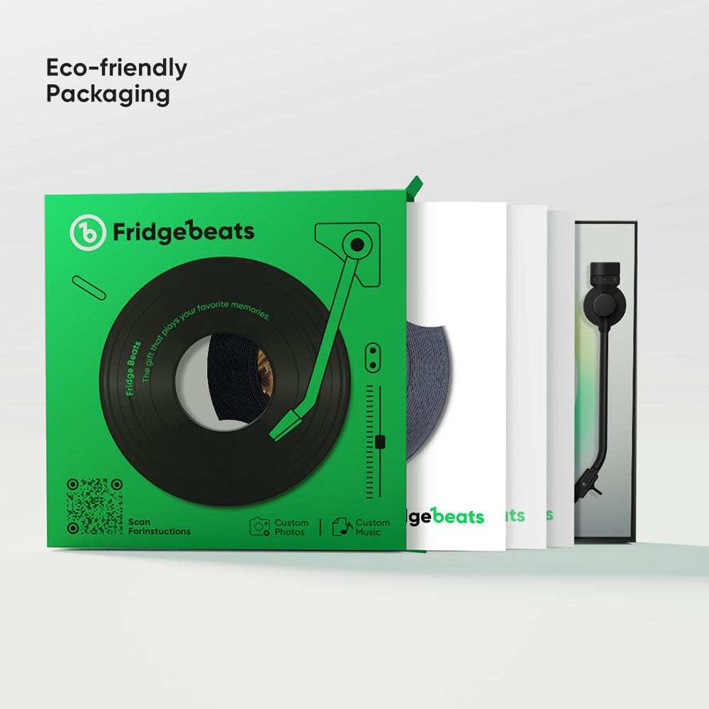 Aangepaste Muziek- En Fotokoelkastmagneet Kan 1-6 Vinyls En Liedjes Personaliseren - CustWitNL