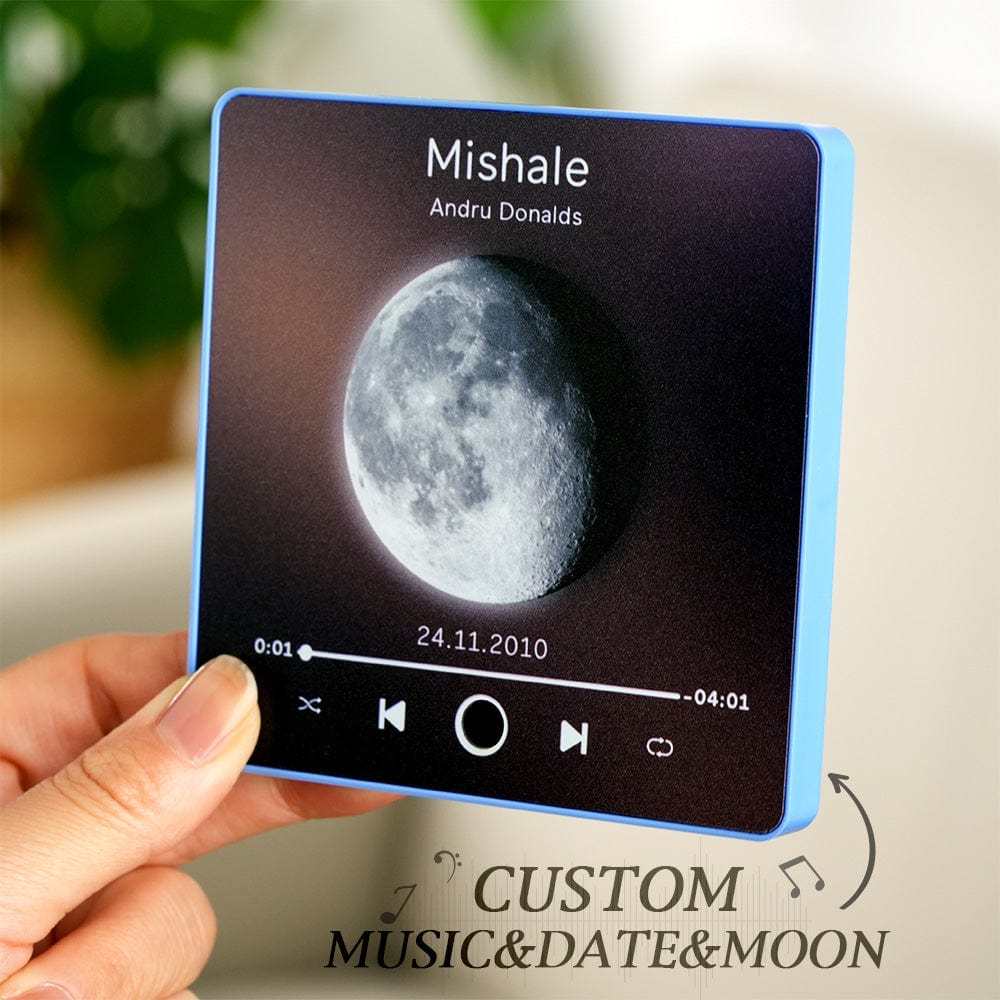 Custom Spotify Album Fridge Magnet Personalized Music Fridge Magnet Can Play Songs and Adjust Volume for Couples