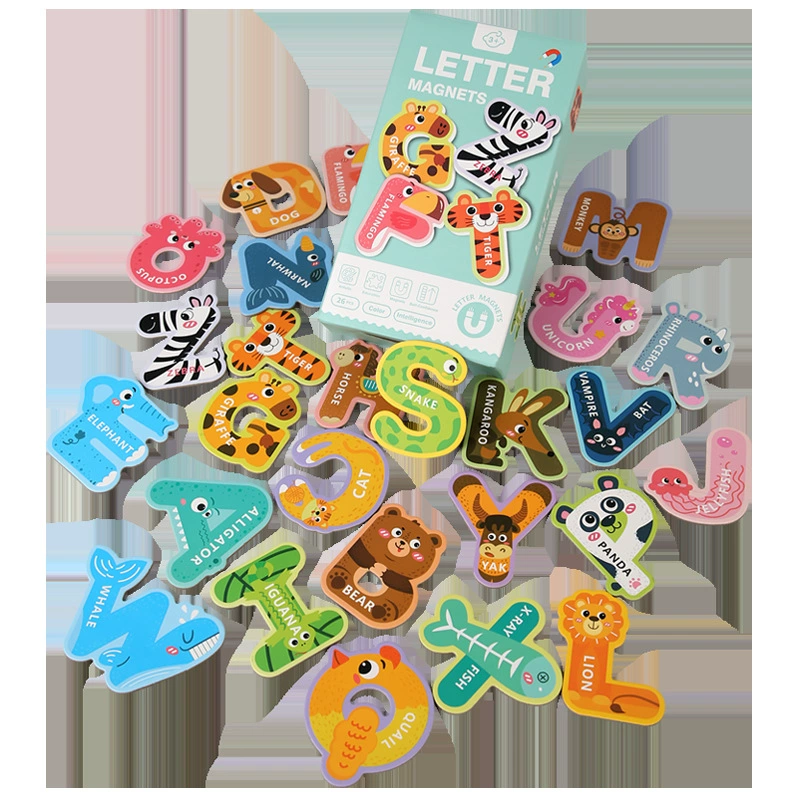 Zachte Magnetische Alfabet- En Cijferpuzzel Koelkastmagneten - Vroeg Leerspeelgoed Voor Kinderen