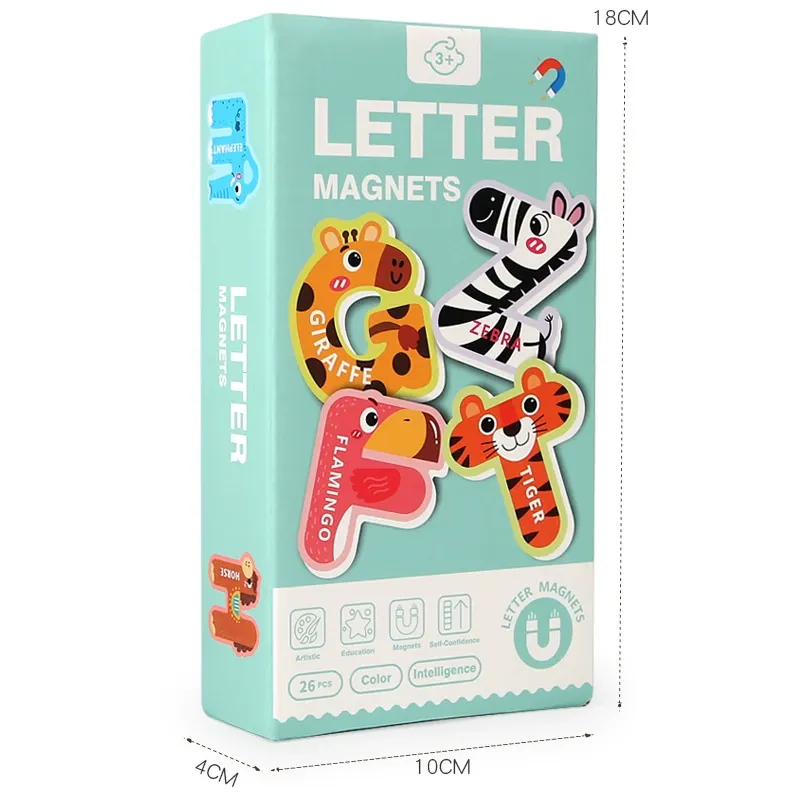 Soft Magnetic Alphabet & Number Puzzle Fridge Magnets – Early Learning Toy for Kids