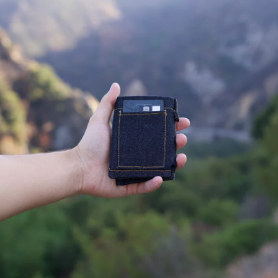 Mini Jeans Wallet Valentines Gifts Foldable Jeans Shaped Change Bag Card Holder Wallets