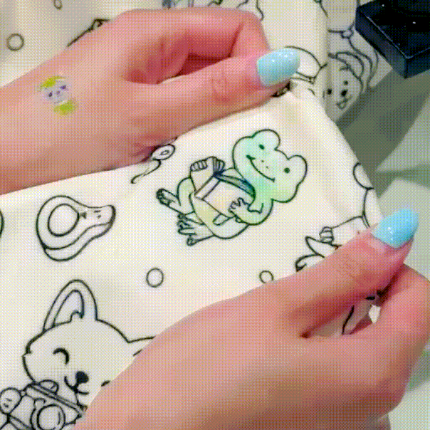 DIY-tekeningdeken Doodle Zeelevendekens, Aanpasbare Wasbare Kunstdekens Voor Kinderen En Volwassenen - CustWitNL