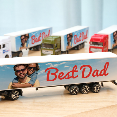 Personalized Toy Truck, Customized With Name On The Side of The Truck: Birthday, Christmas, Any Event for Him