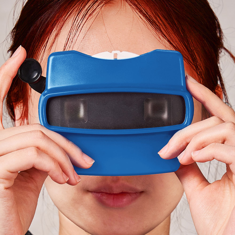 Aangepaste Zwarte 3d-zoeker En Reel Gepersonaliseerd Cadeau Met Uw Eigen Foto's Tekst En Fotoviewer Meerdere Films Beschikbaar Cadeau-idee - CustWitNL