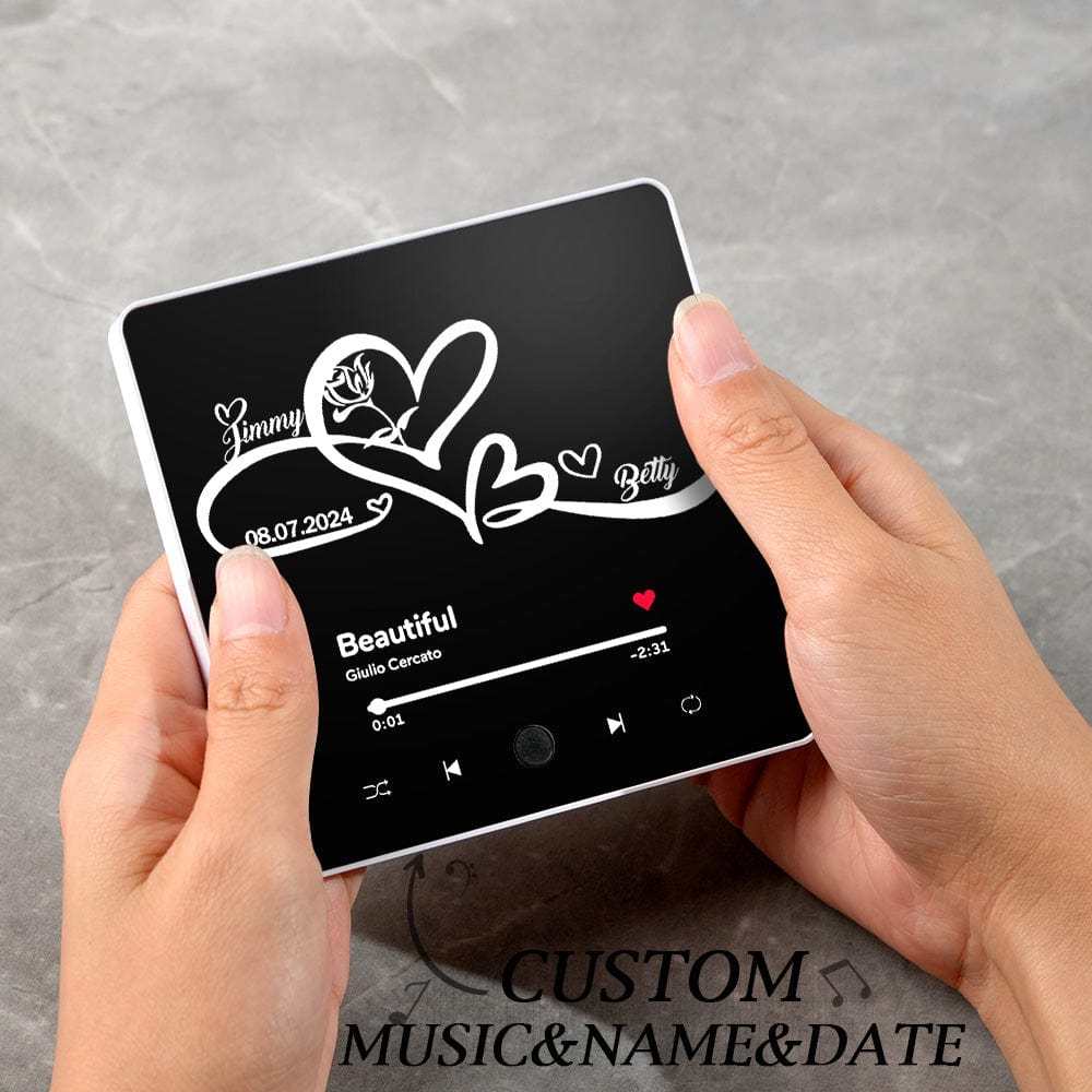 Custom Spotify Album Fridge Magnet Personalized Music Fridge Magnet Can Play Songs and Adjust Volume for Couples