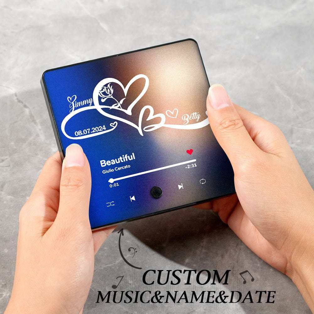 Custom Spotify Album Fridge Magnet Personalized Music Fridge Magnet Can Play Songs and Adjust Volume for Couples