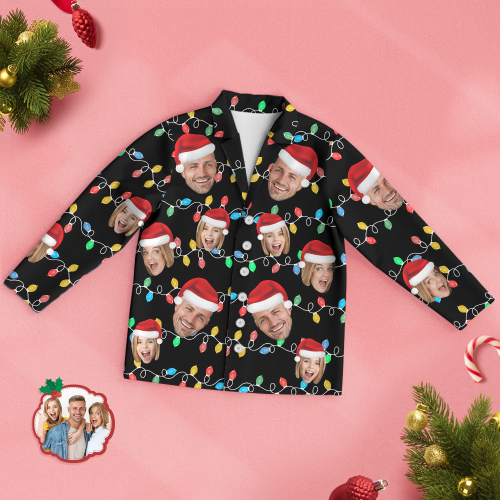 Gepersonaliseerde Pyjama Met Foto, Kerst, Familie, Kerst, Leds, Pyjama's