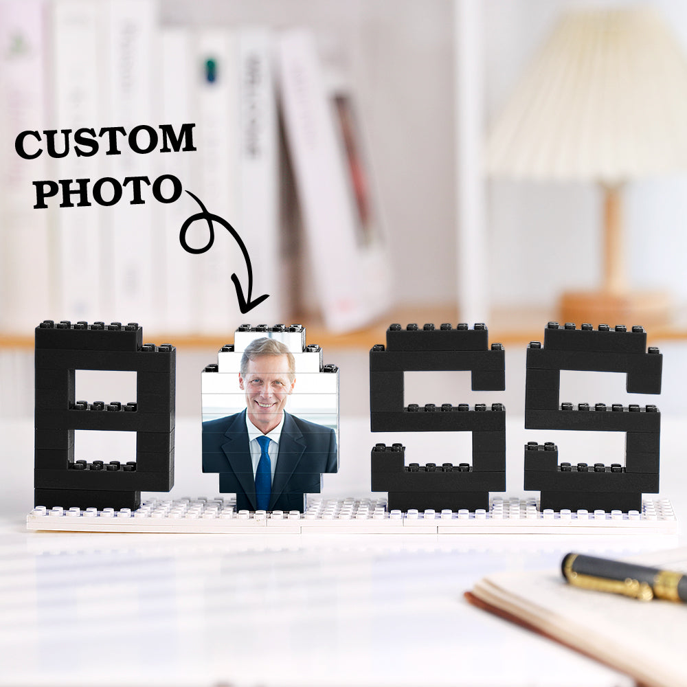Cadeaus Voor Je Baas: Bouwblokken Met Foto Op Maat, Fotoblokken, Draaibare Foto.