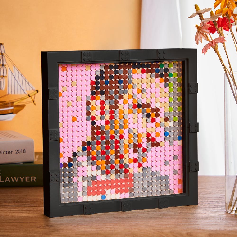 Mosaic Pixel Frames Custom Photo Art Home Decor Best Christmas Gifts - CustWit