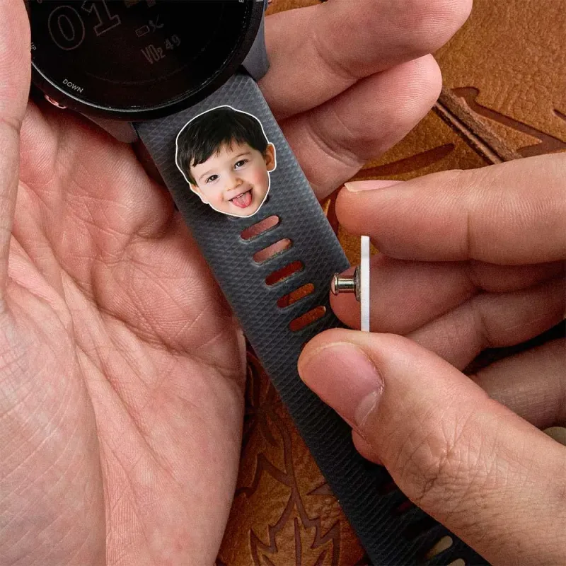 Gepersonaliseerde Foto's Apple Watch-bedel, Apple Watch-bandknop, Horlogebandspeld, Cadeaus Voor Dierenliefhebbers, Gepersonaliseerde Herdenkingscadeaus