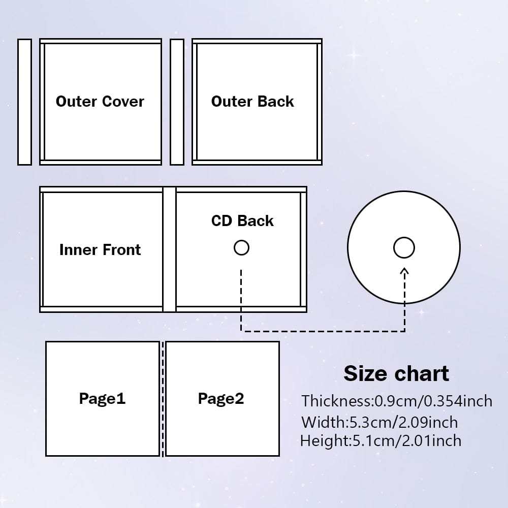 Gepersonaliseerde Nfc-sleutelhanger Mini-album Cd-sleutelhanger Met Volledig Aangepaste Foto's + Nummer Speel Direct Je Favoriete Spotify-nummer Af Gepersonaliseerd Muziekcadeau Muziekliefhebber Sleutelhanger Cd-album - CustWitNL