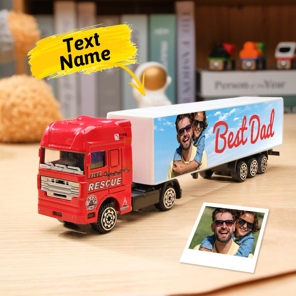 Personalized Toy Truck, Customized With Name On The Side of The Truck: Birthday, Christmas, Any Event for Him