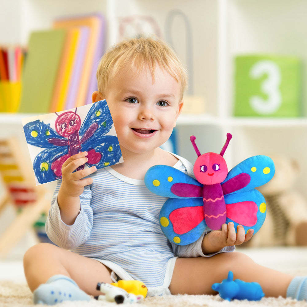 Verander Tekeningen In Gepersonaliseerde Knuffels Aangepaste Foto-naar-pluche Replica's Voor Unieke Kindercadeaus - CustWitNL