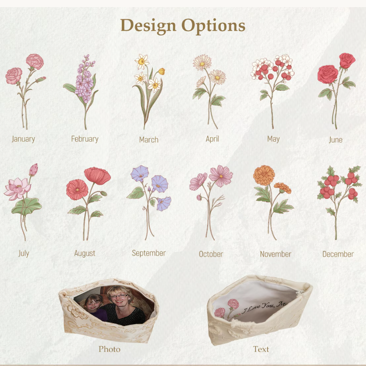 Personalized Photo Wallet | Photo-Lined Wallet - Women's Clutch Gift for Mom