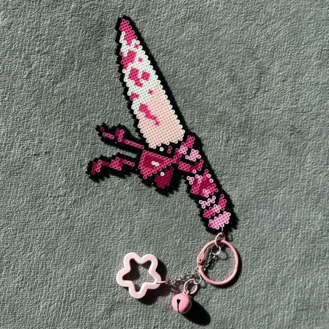 DIY Pixel Perler Beads Kit – Creative Craft Set for Keychains, Frames, Ornaments & Holiday Gifts