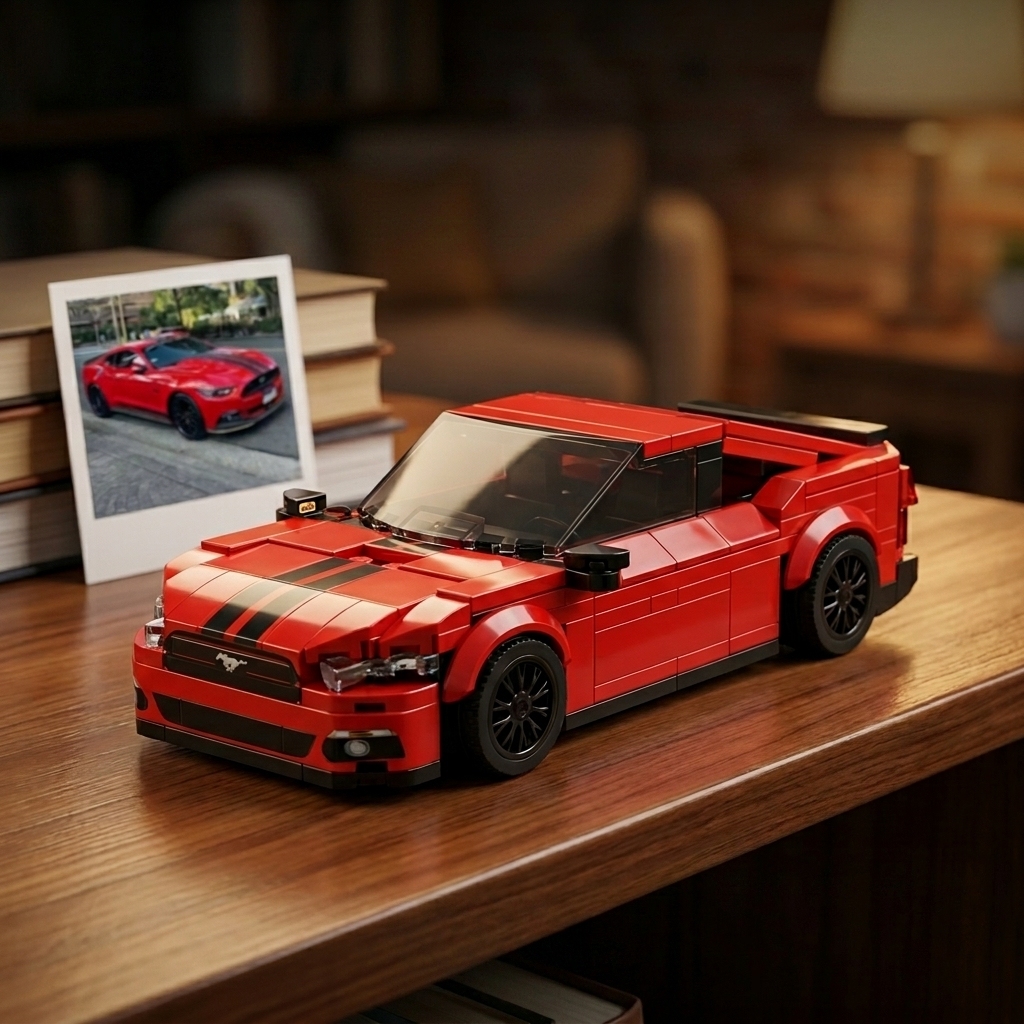 Custom Photo Car Brick Set