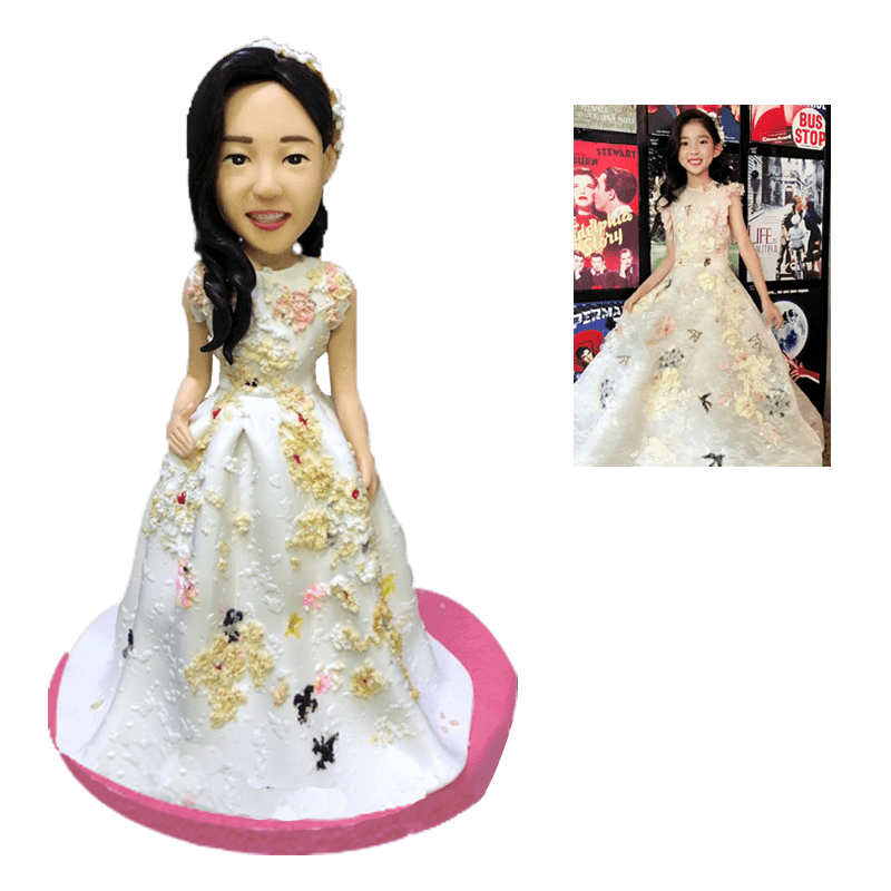 Fully Customizable 1 person Custom Bobblehead With Engraved Text Brithday Gifts - CustWitUK