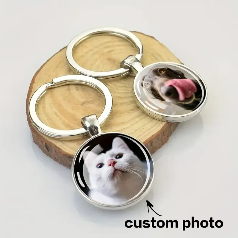 Personalized Photo Keychain - Unique Gift with Your Favorite Image For Family Friends