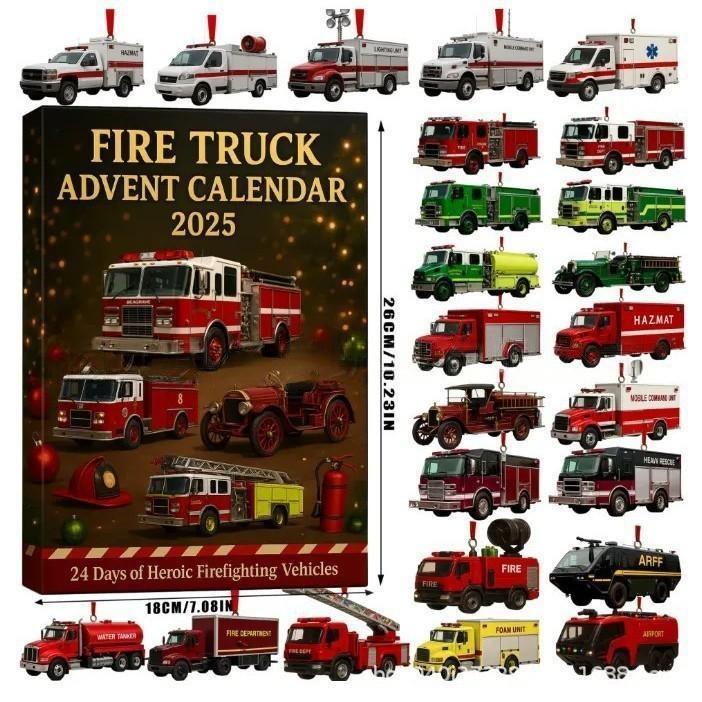 2025 Advent Calendar Collection | 24 Days of Themed Vehicle Ornaments