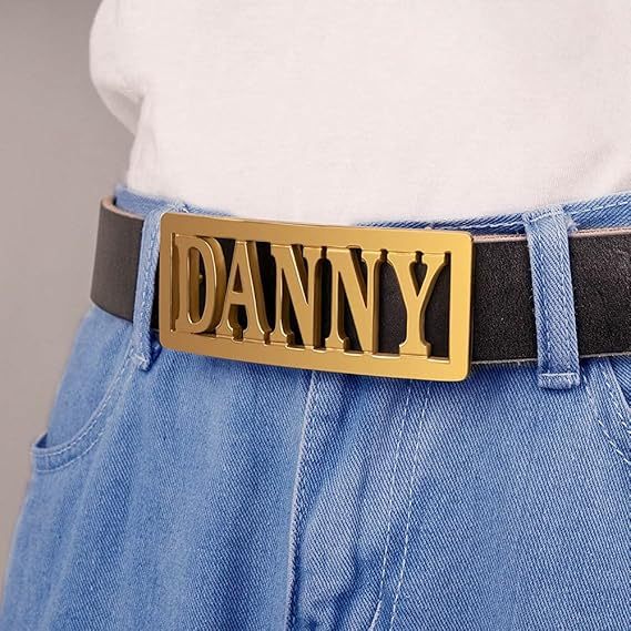 Personalized Name Belt Buckle – Custom Belt Clasp for Dad, Mom, Family, Friends