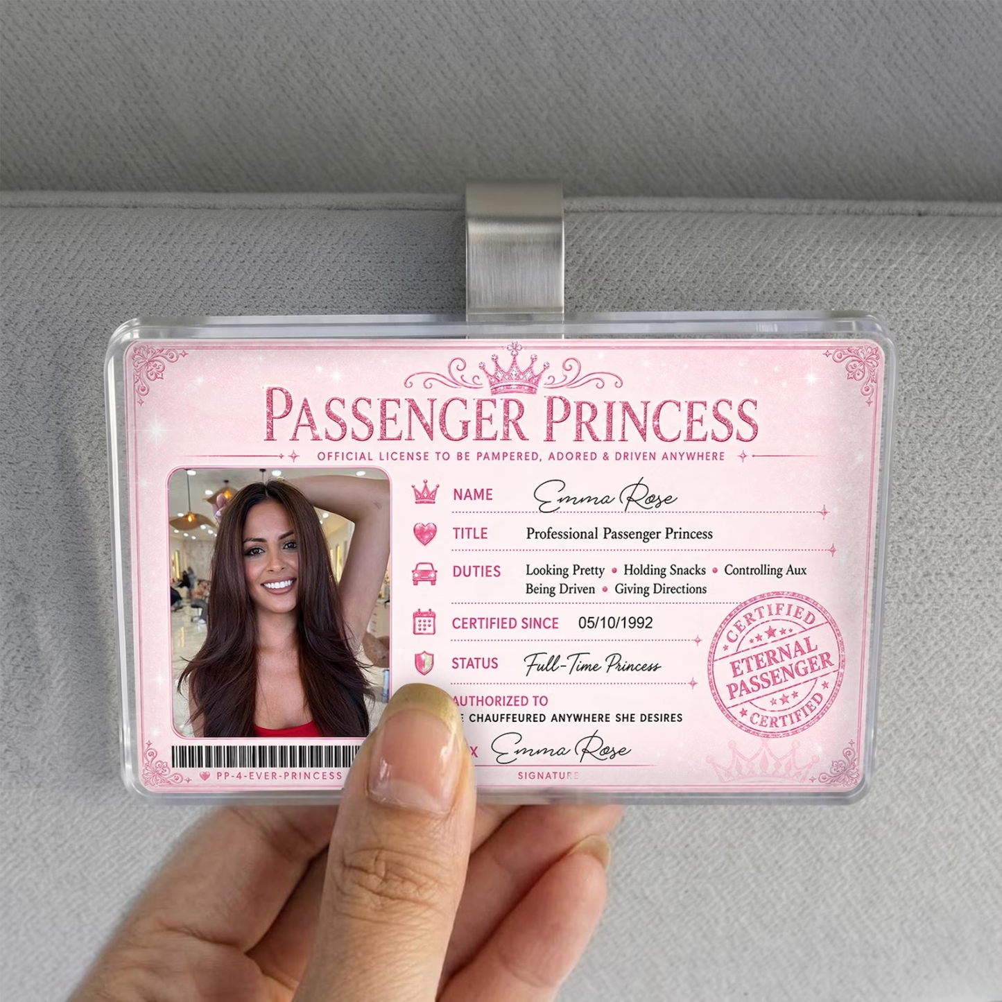 Personalized Passenger Princess Card– Forever Valid VIP Card