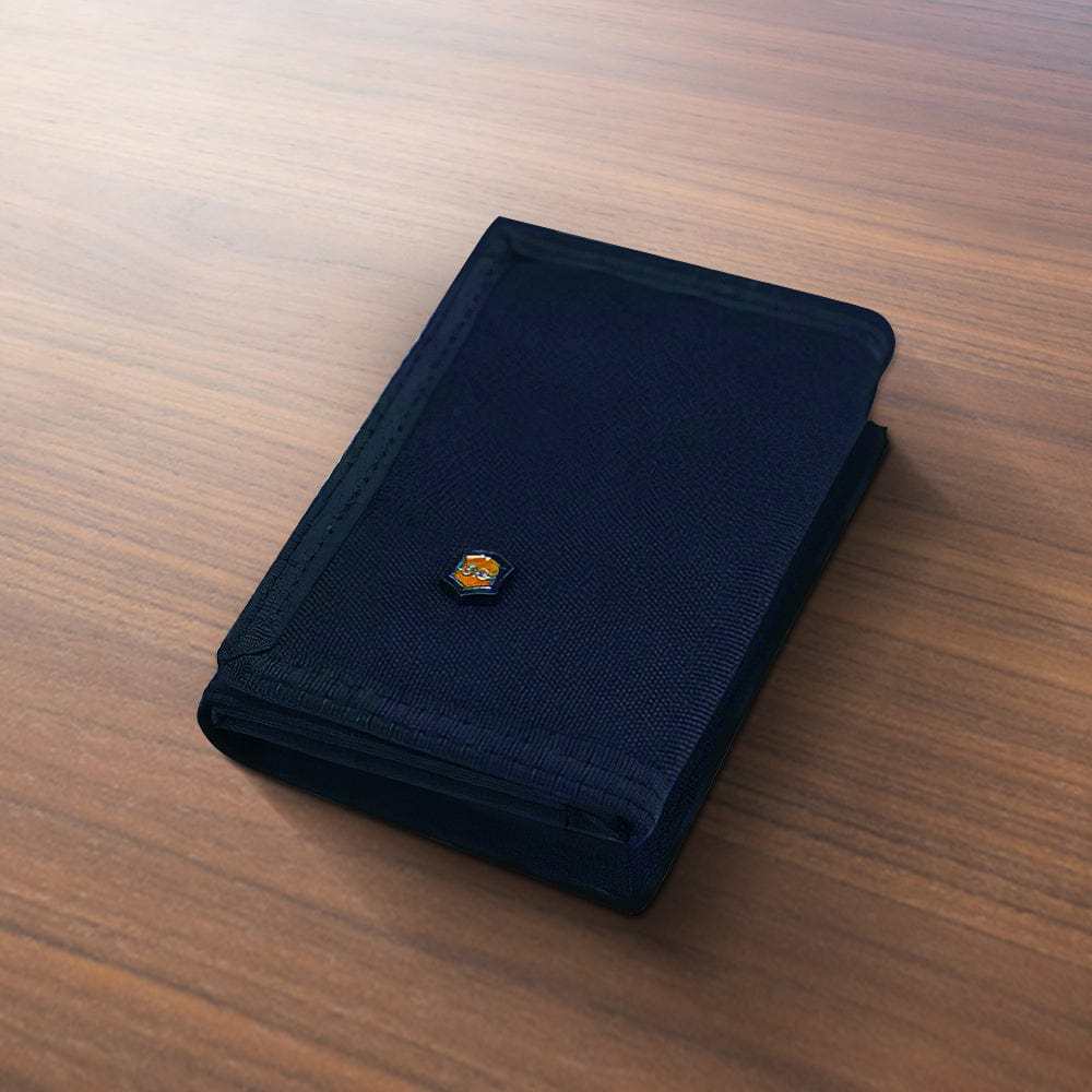Nylon Trifold Wallet with Velcro Closure Gifts for Him Durable Slim 4 Colors - CustWitUK