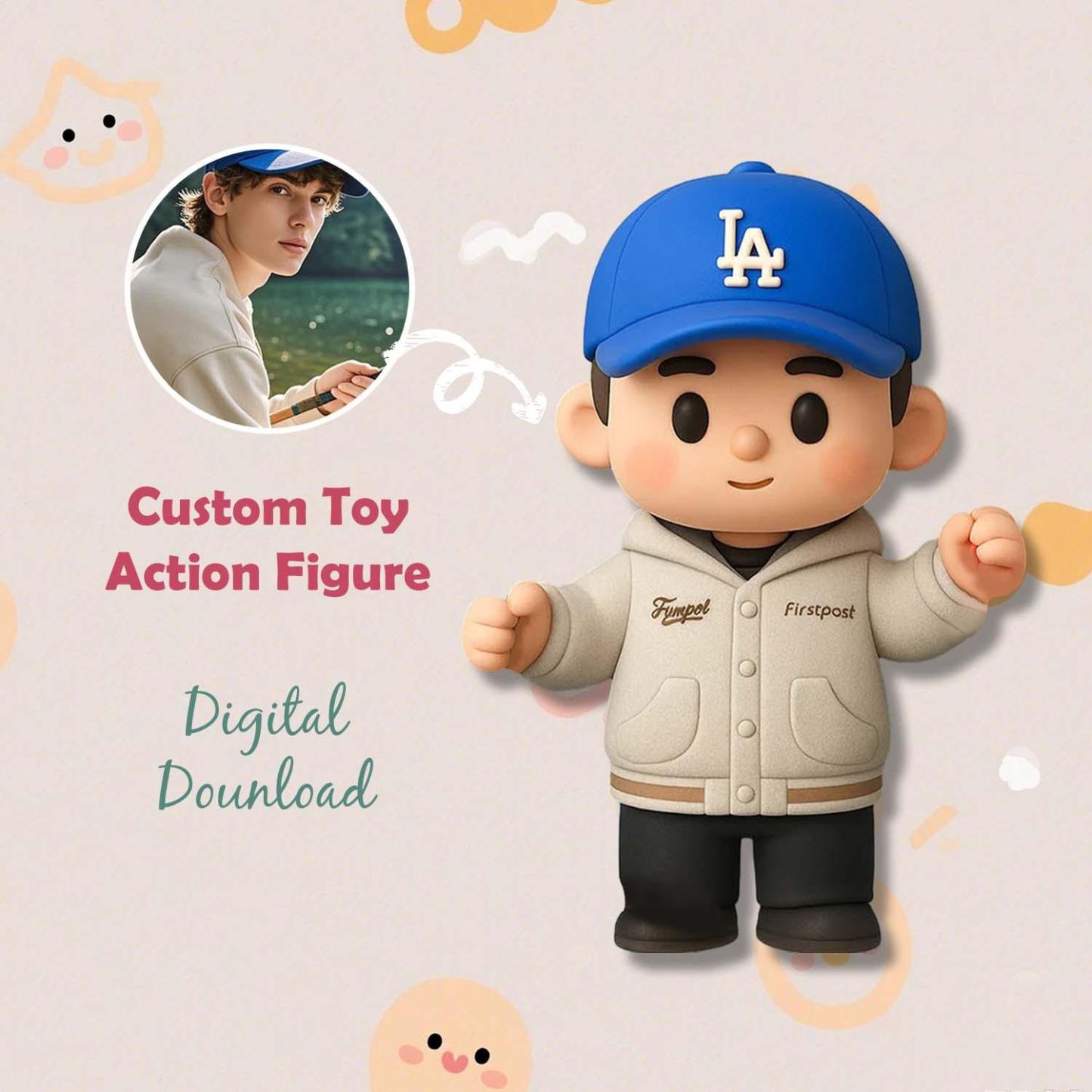 Custom Toy Figure 3D Mini Figures Personalization Photo Blind Box Gifts For Mom