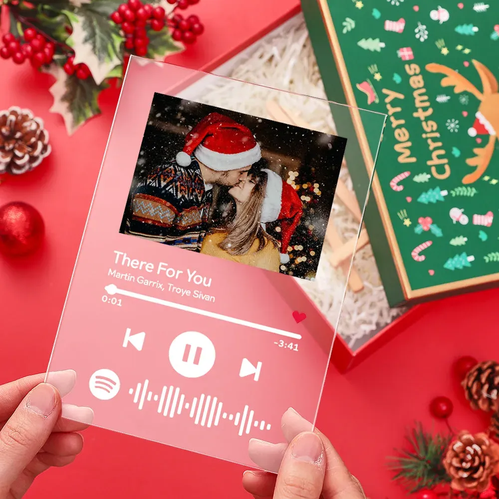 Scannable Spotify Code Plaque Night Light Music and Photo Acrylic Various Music Combination Styles - CustWitUK