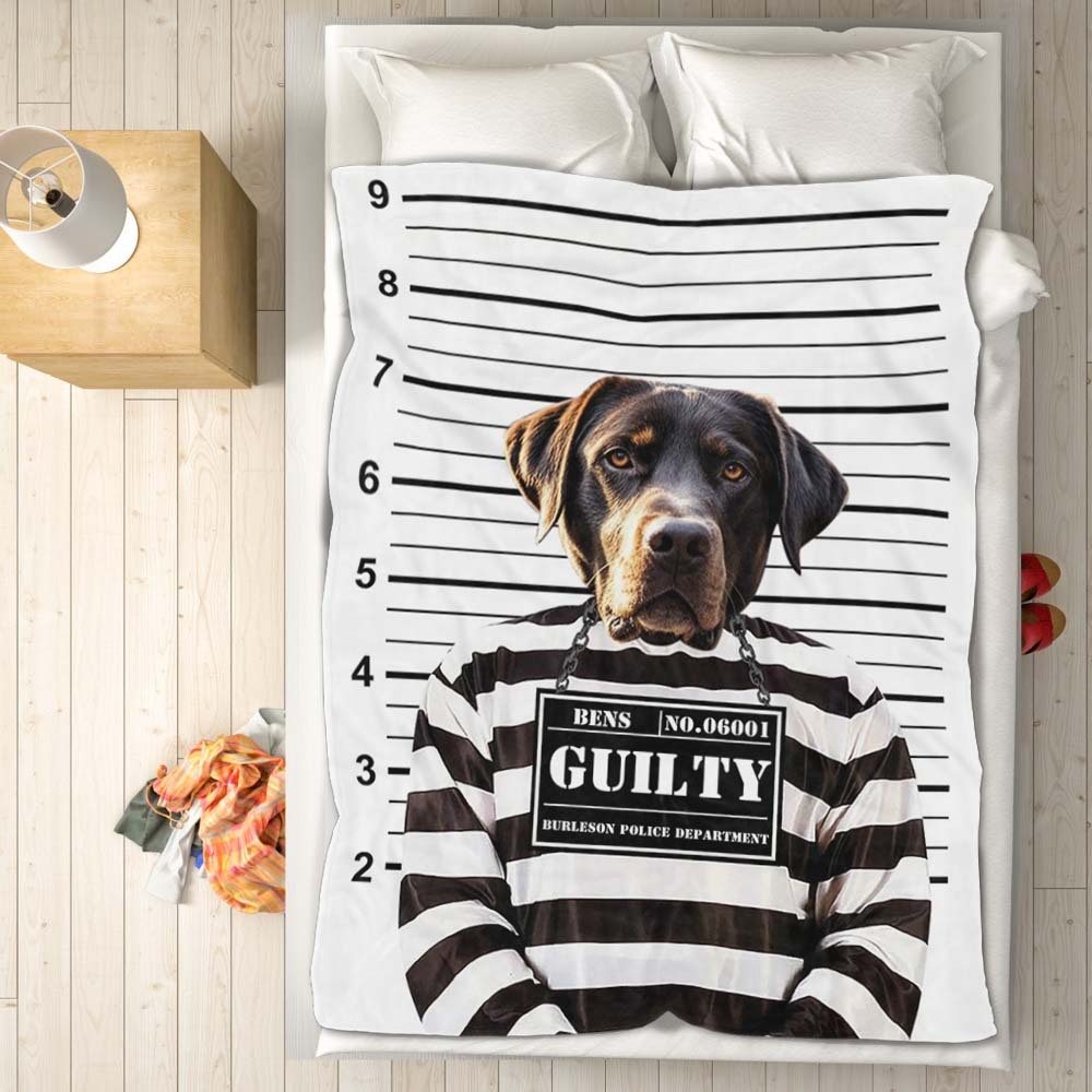 Custom Photo & Name "Personal Stalker" Blanket - CustWitUK