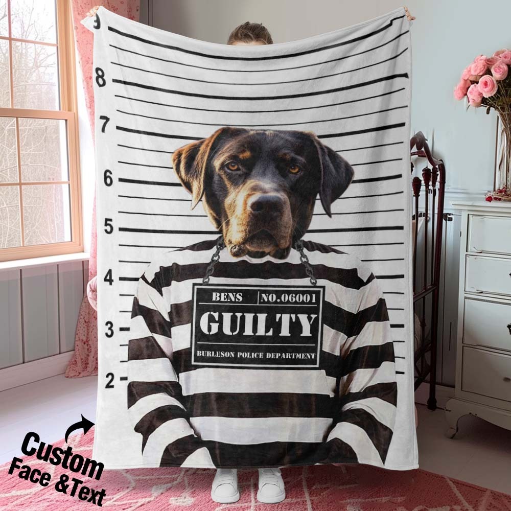 Custom Photo & Name "Personal Stalker" Blanket - CustWitUK