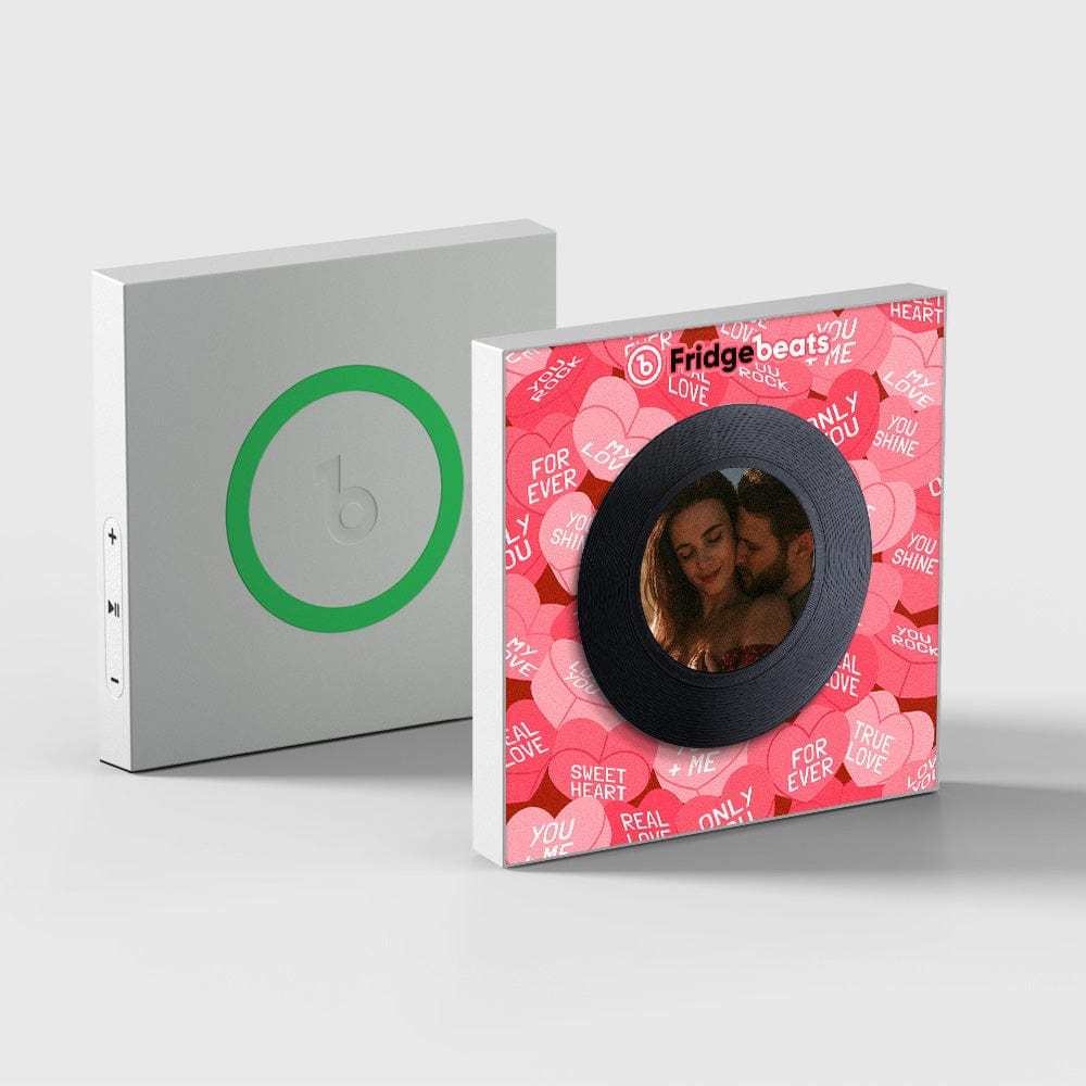 Custom Music & Photo Fridge Magnet Can Customize 1-6 Vinyl and Songs - CustWitUK