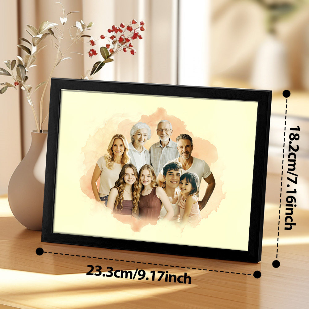 Custom Merge Family Photos Decor Combine Photos To Family Portrait Personalized Memorial Gift Mother's Day Gifts for Mum