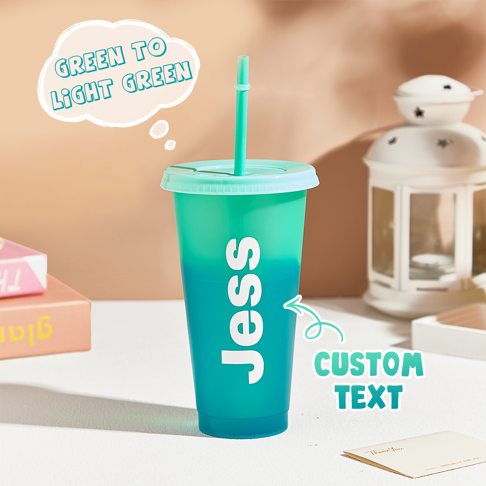 Custom Color Changing Cups With Names Personalized Party Favors