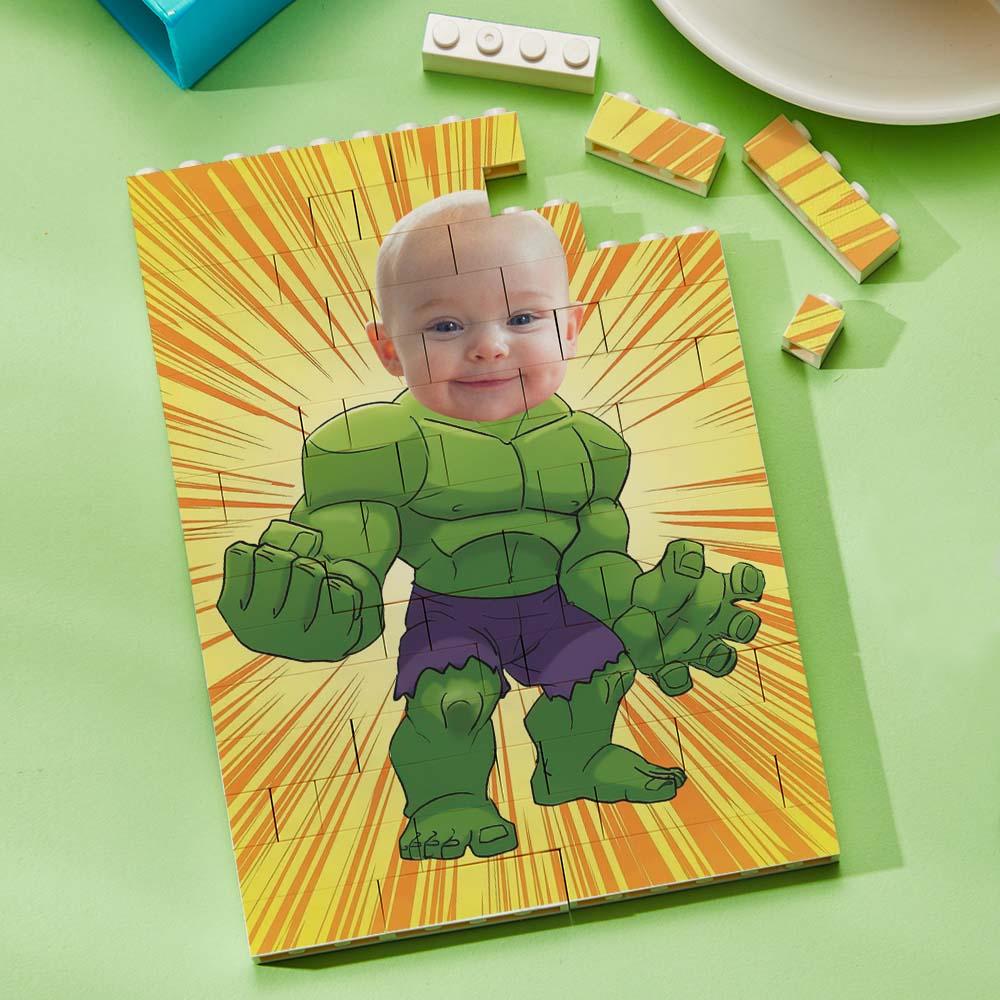 Custom Photo Minime Building Brick Puzzle Personalized Photo Block Gift For Men