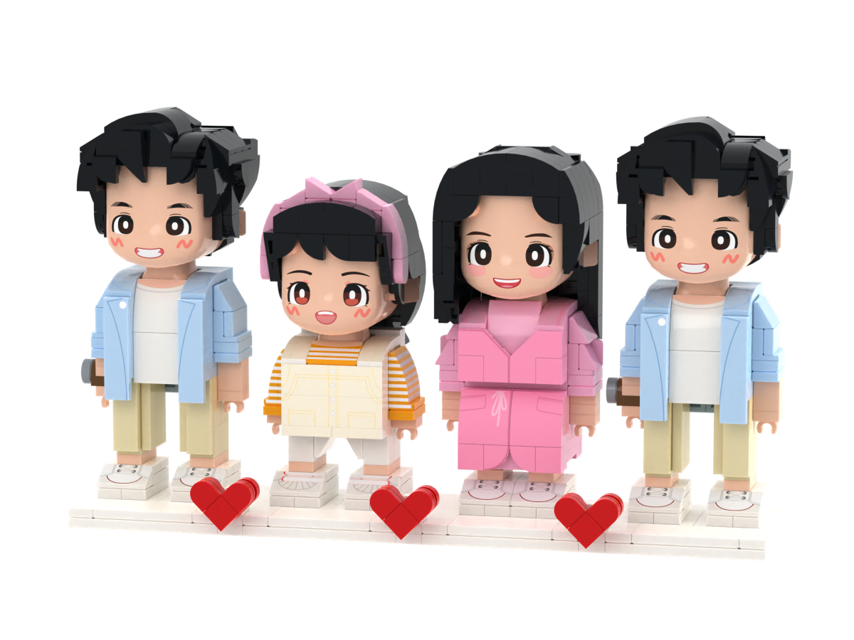 Full Body Custom Brick Figures Small Particle Block Toy Brick Me Gifts