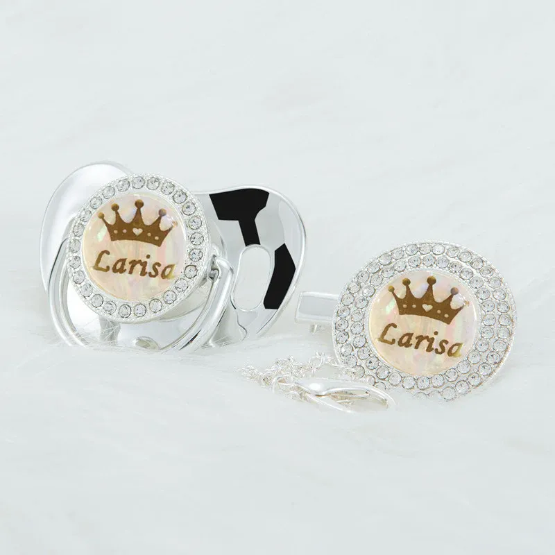 Personalized Name Exquisite Handmade Pacifier Gift for Your Little One
