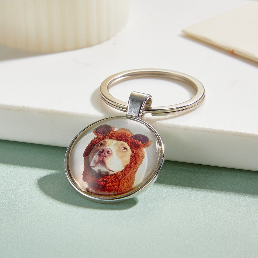 Personalized Photo Keychain - Unique Gift with Your Favorite Image For Family Friends