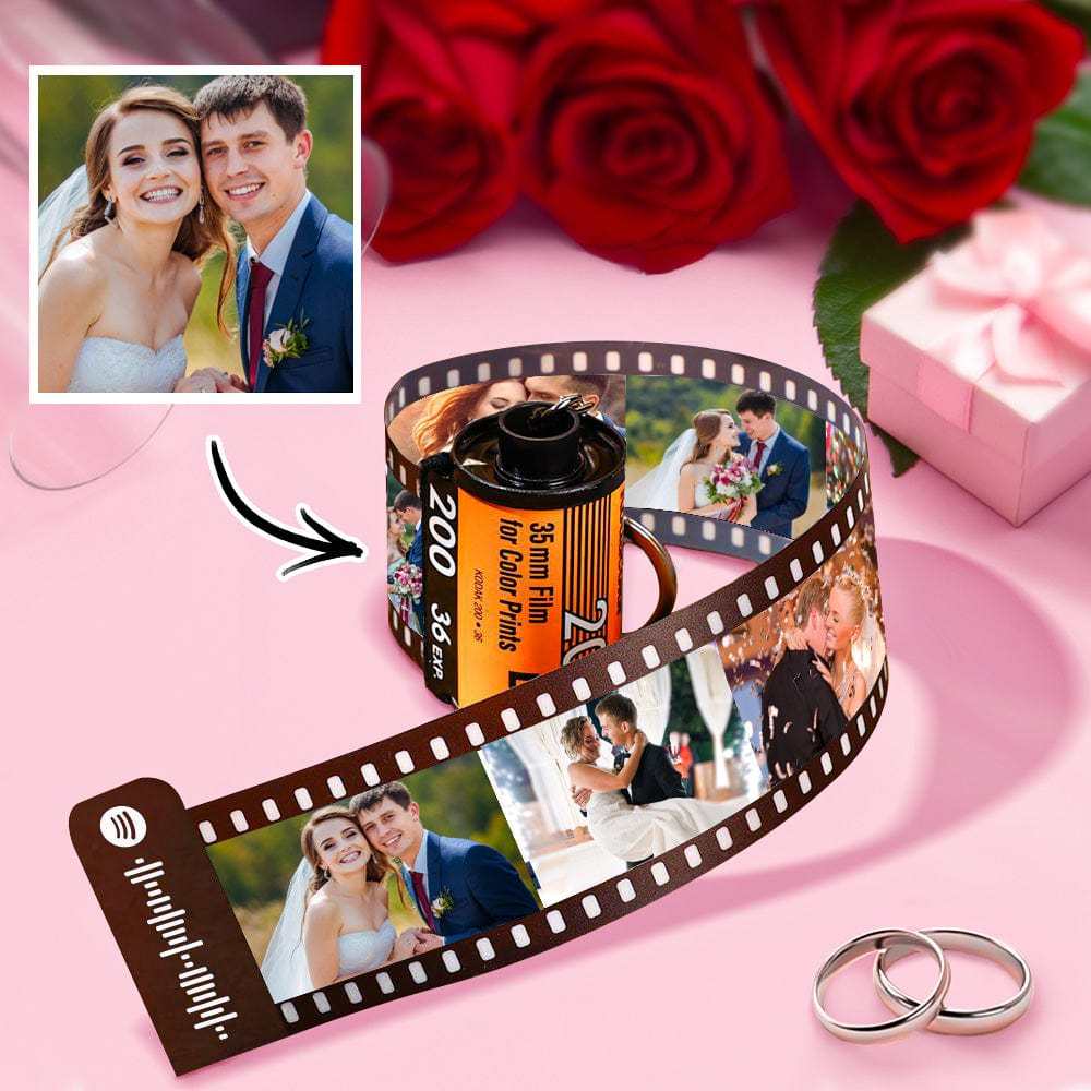 Custom Camera Roll Keychain Spotify Keychain Personalized Wedding Gifts - CustWitUK
