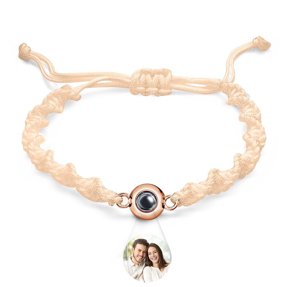 Custom Projection Bracelet Sports Weave Simple Gift - CustWitUK