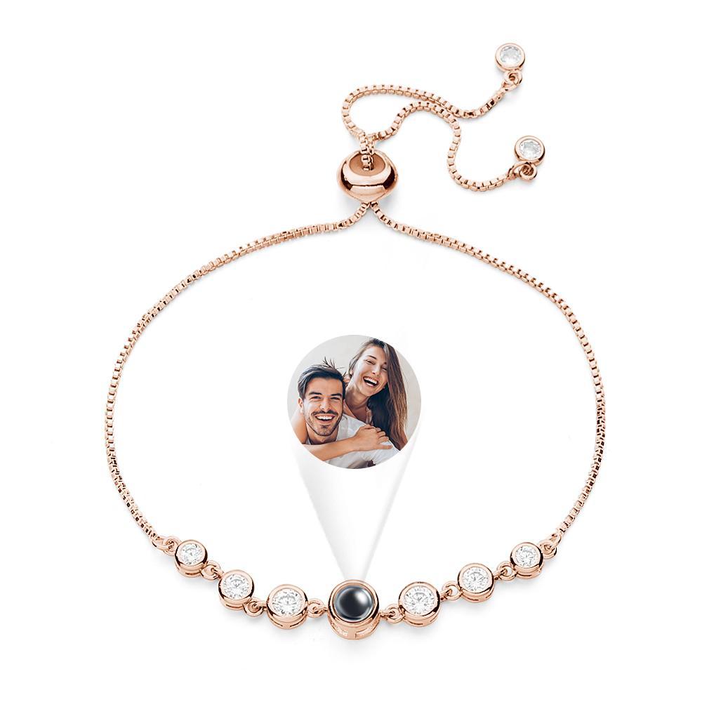 Custom Projection Bracelet Diamond Chain Simple Gift - CustWitUK