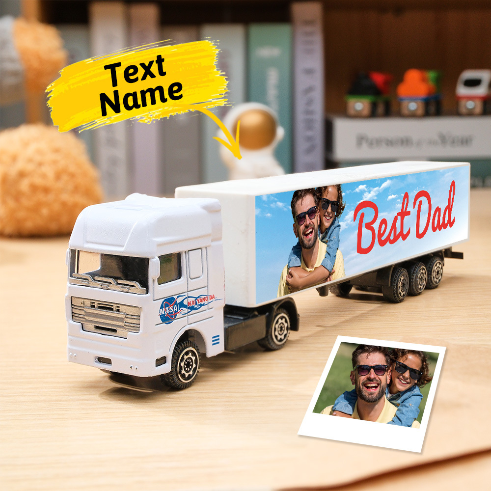 Personalized Toy Truck, Customized With Name On The Side of The Truck: Birthday, Christmas, Any Event for Him