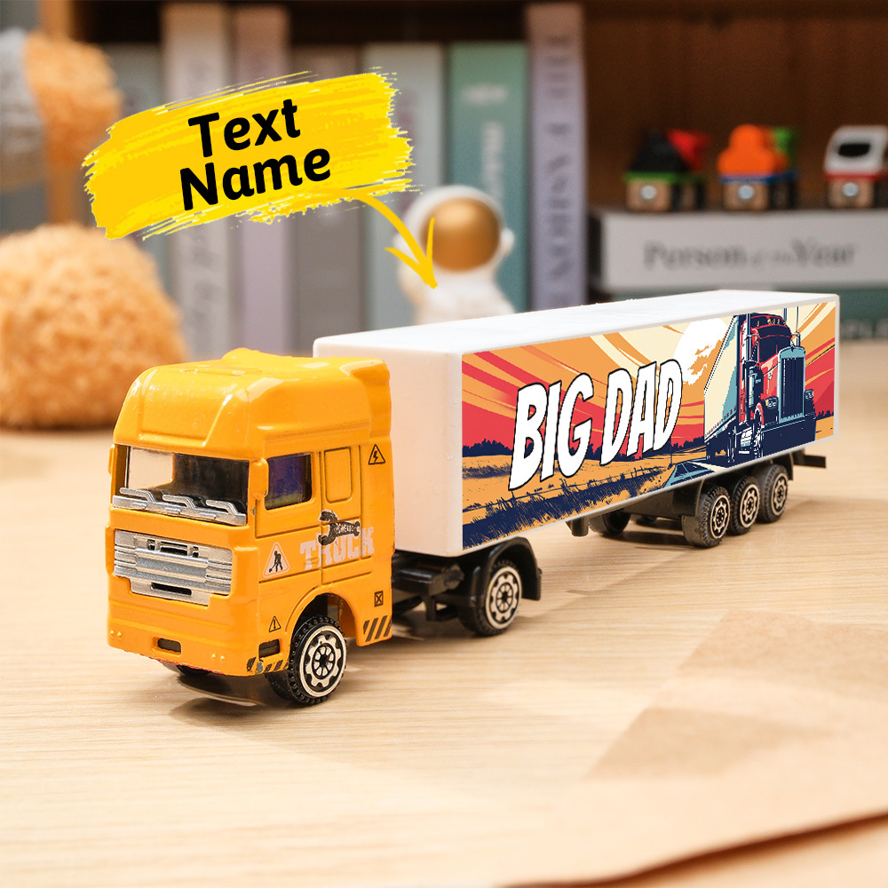 Personalized Toy Truck, Customized With Name On The Side of The Truck: Birthday, Christmas, Any Event for Him