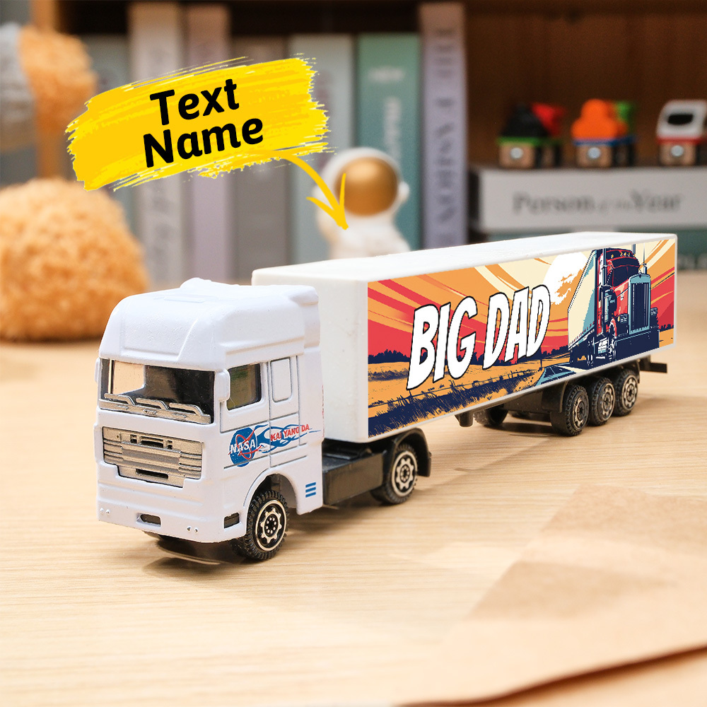 Personalized Toy Truck, Customized With Name On The Side of The Truck: Birthday, Christmas, Any Event for Him