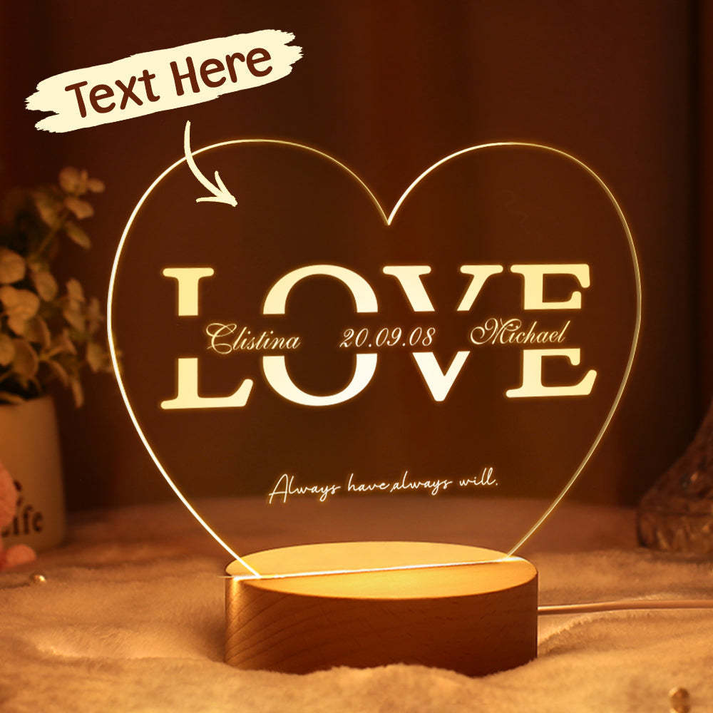 Gift For Mommy Custom Night Light For MUm Personalised Gift for Mom - CustWitUK